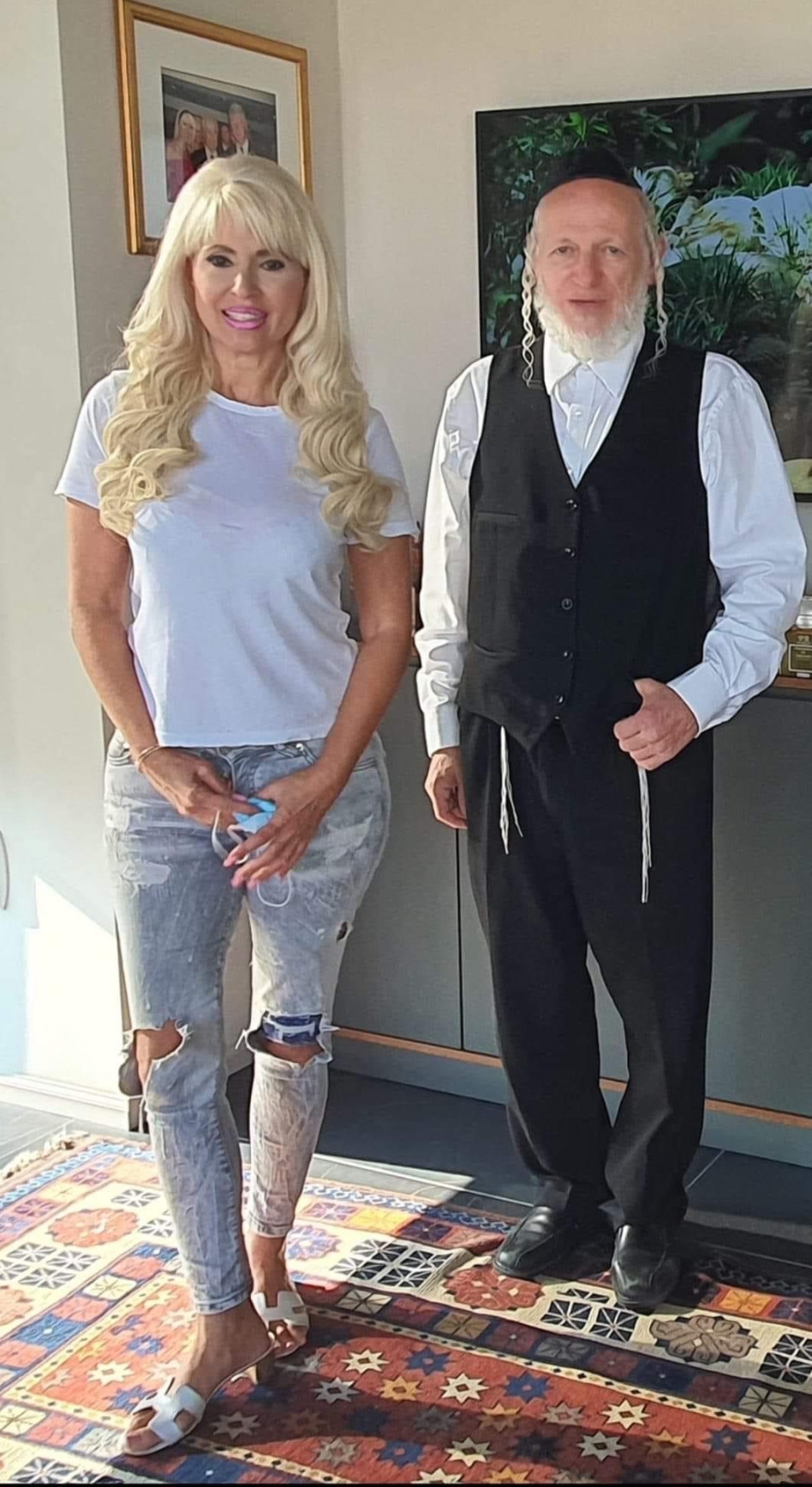 יהודה משי זהב ופנינה רוזנבלום (צילום: ענת מחנאי)