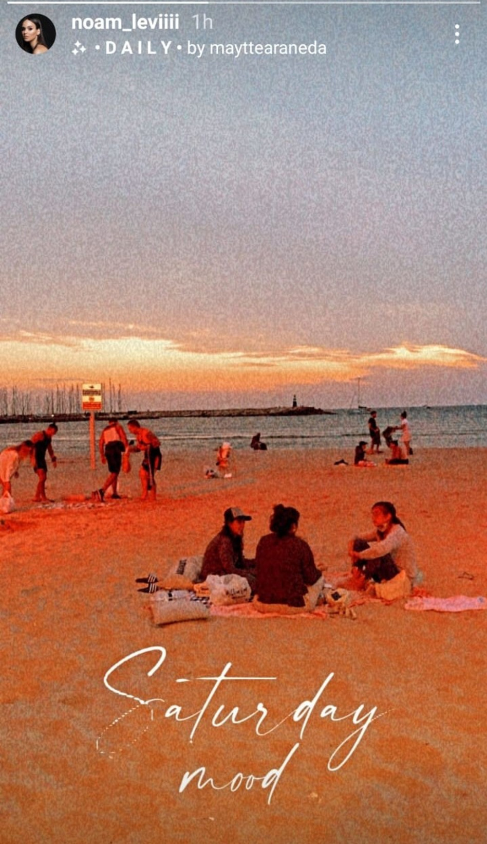 נועם לוי בדיוק עם אותה תמונה (צילום: צילום מסך אינסטגרם)