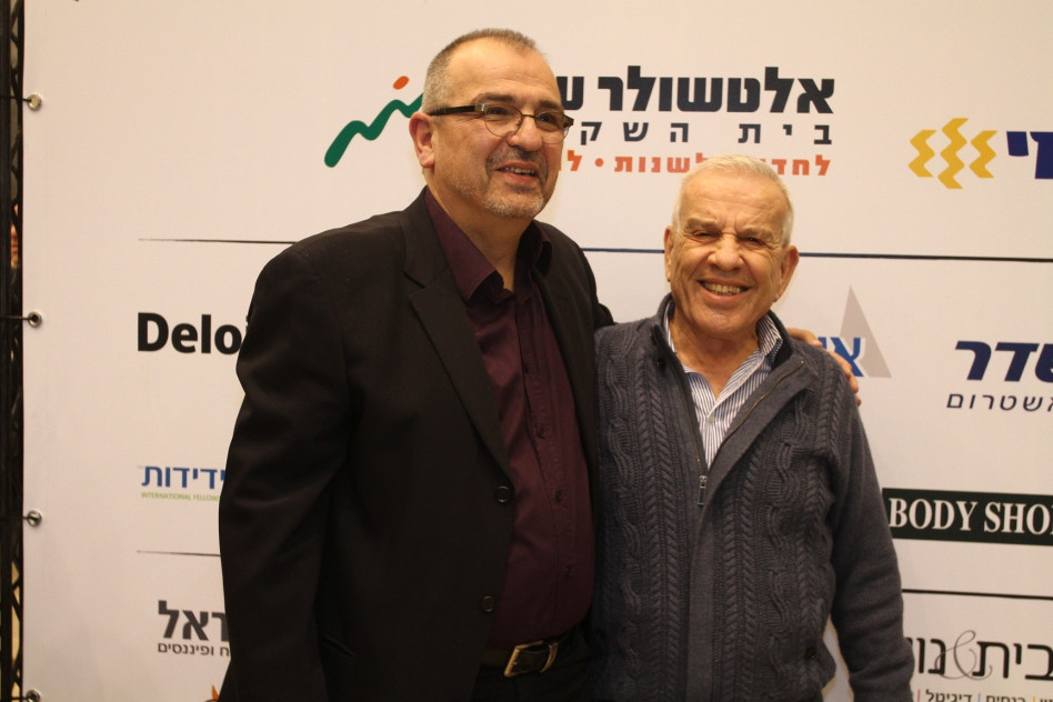 אלי פישר וירון בראון&nbsp; (צילום: אביב חופי)