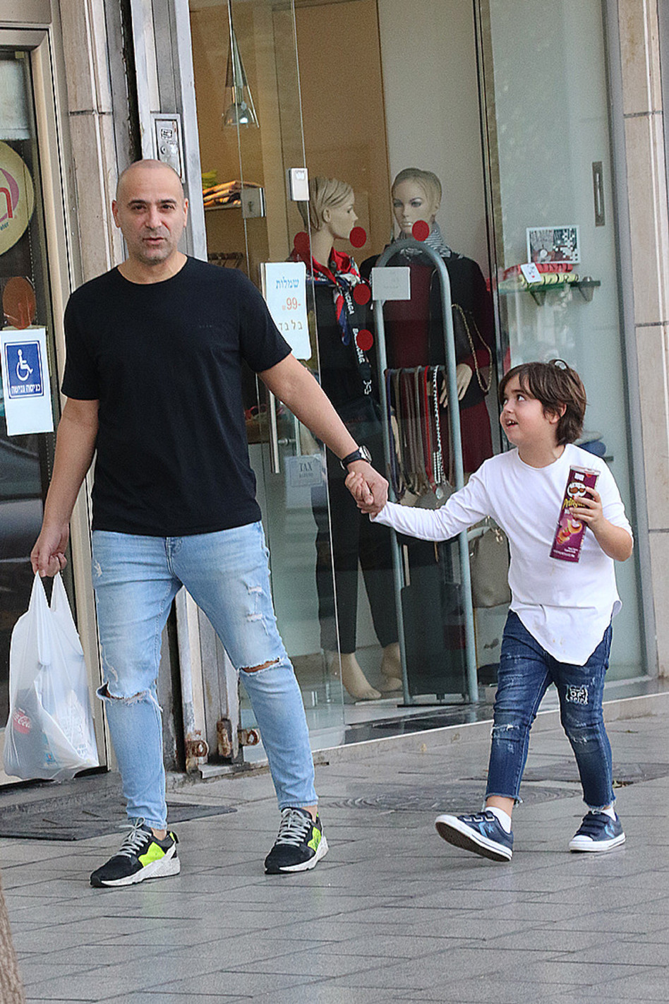 עוזי אזולאי, לני (צילום: פול סגל)