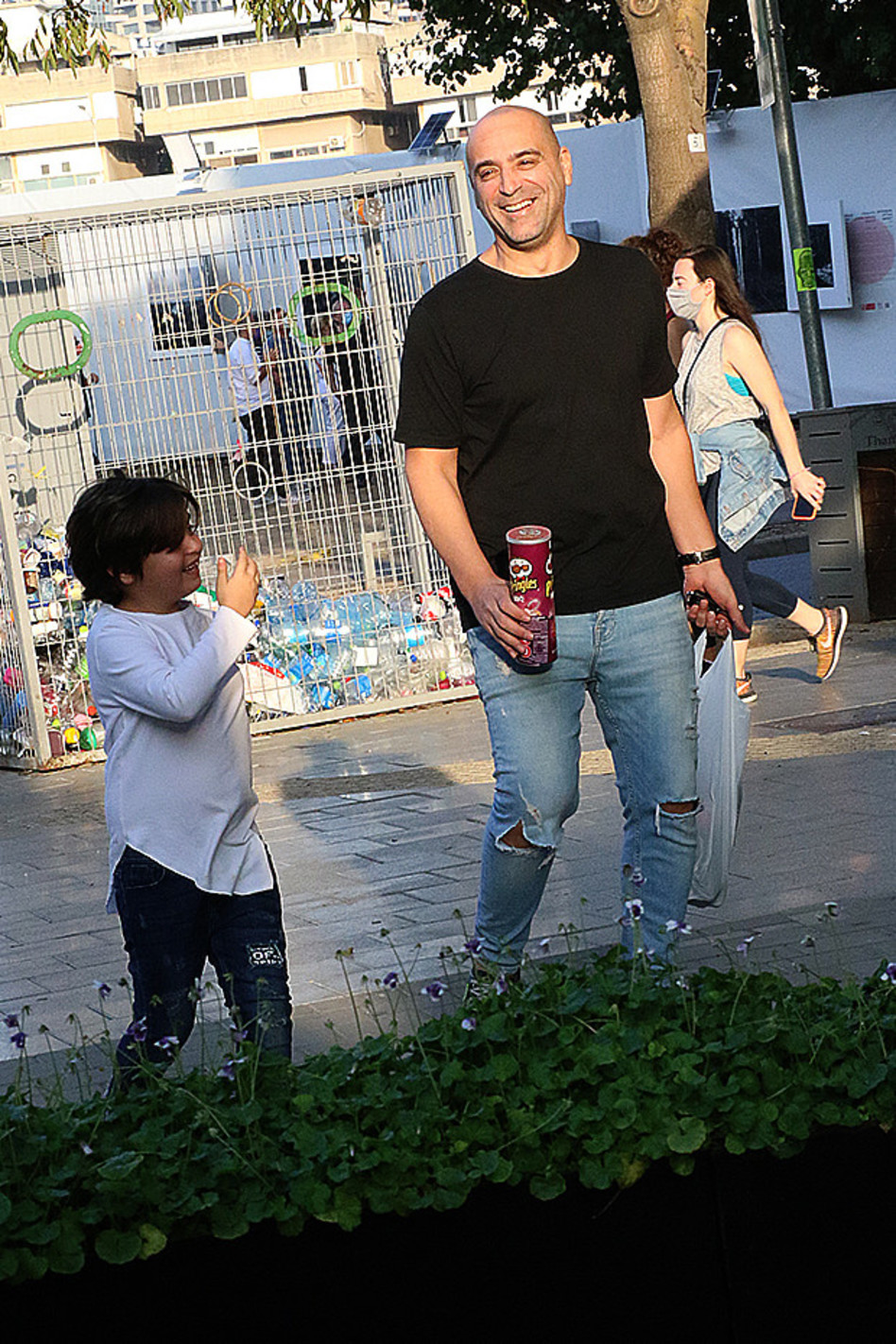 עוזי אזולאי, לני (צילום: פול סגל)