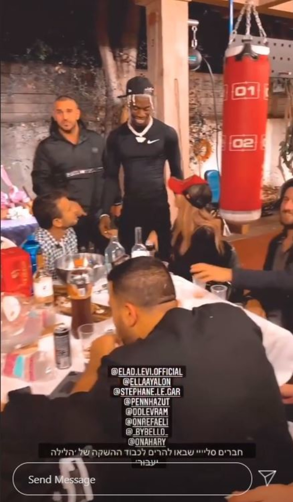 סטפן לגר, אלה איילון, אלעד לוי (צילום: צילום מסך אינסטגרם)