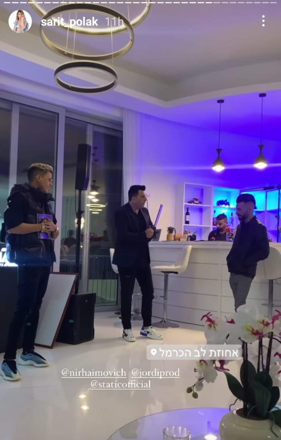 סטטיק, שרית פולק (צילום: צילום מסך אינסטגרם)