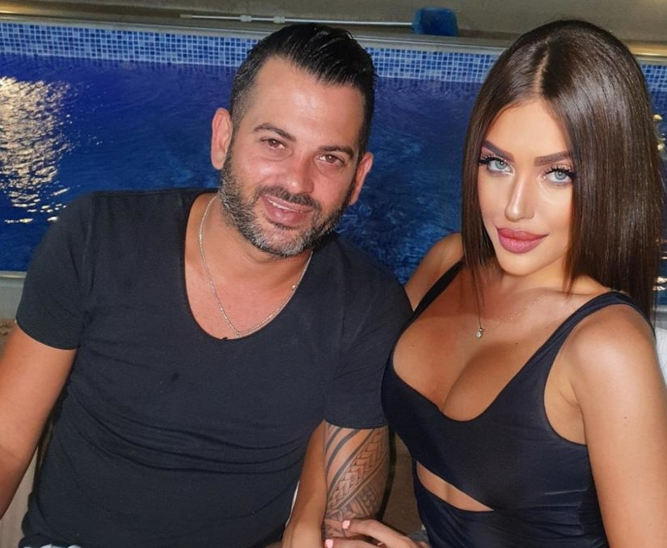 לינור סביניק עם האקס (צילום: צילום פרטי)