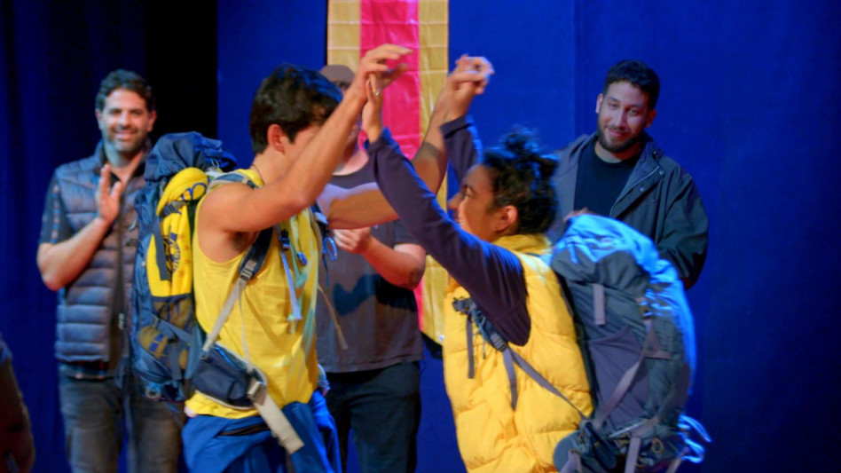 המירוץ למיליון - רגע הניצחון של יעל ויוסיאל (צילום: צילום מסך)