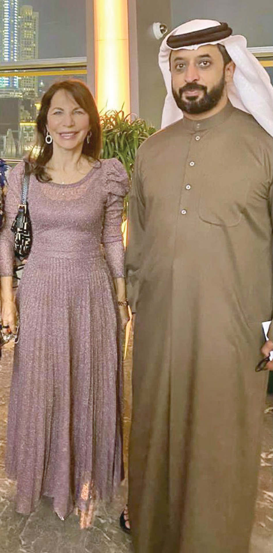 אחמד בן סלאיים וברטל בדובאי (צילום: יח''צ)