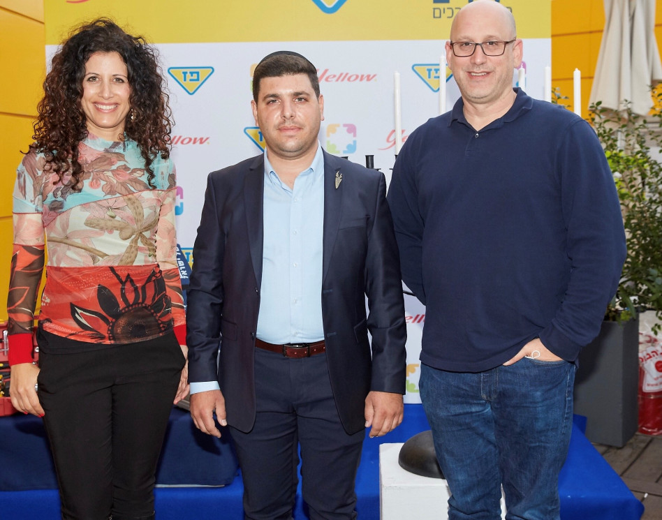 &nbsp;ניר שטרן, ישראל אלמסי ודפנה גיא- שטגמן (צילום: שוקה כהן)