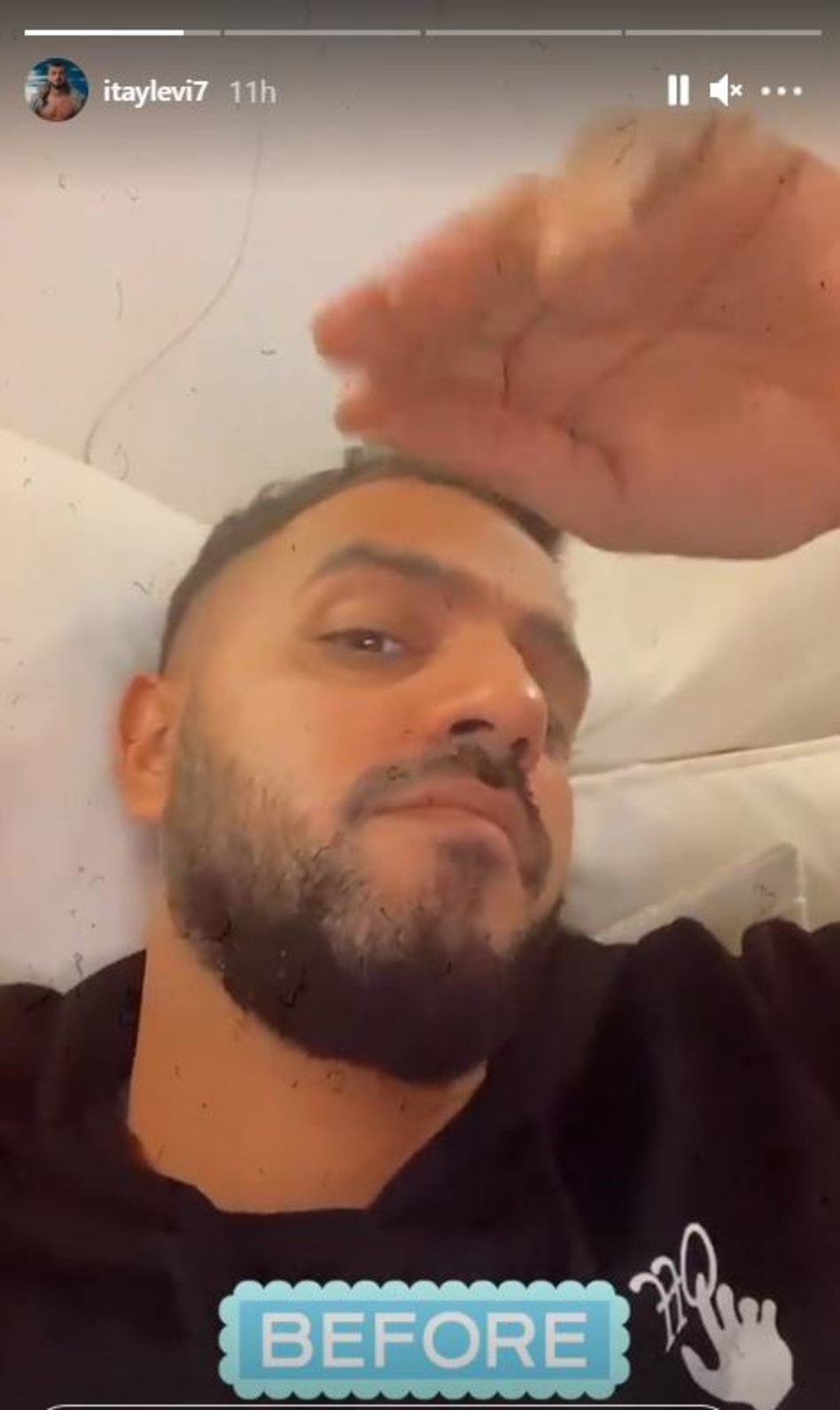 איתי לוי (צילום: צילום מסך אינסטגרם)