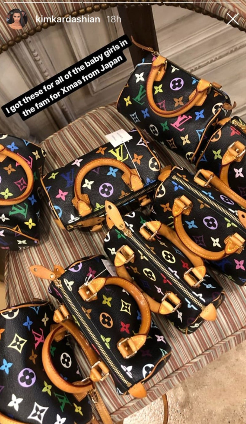 סתם קצת לואי ויטון וינטג' במהדורה מוגבלת מיפן (צילום: צילום מסך אינסטגרם)