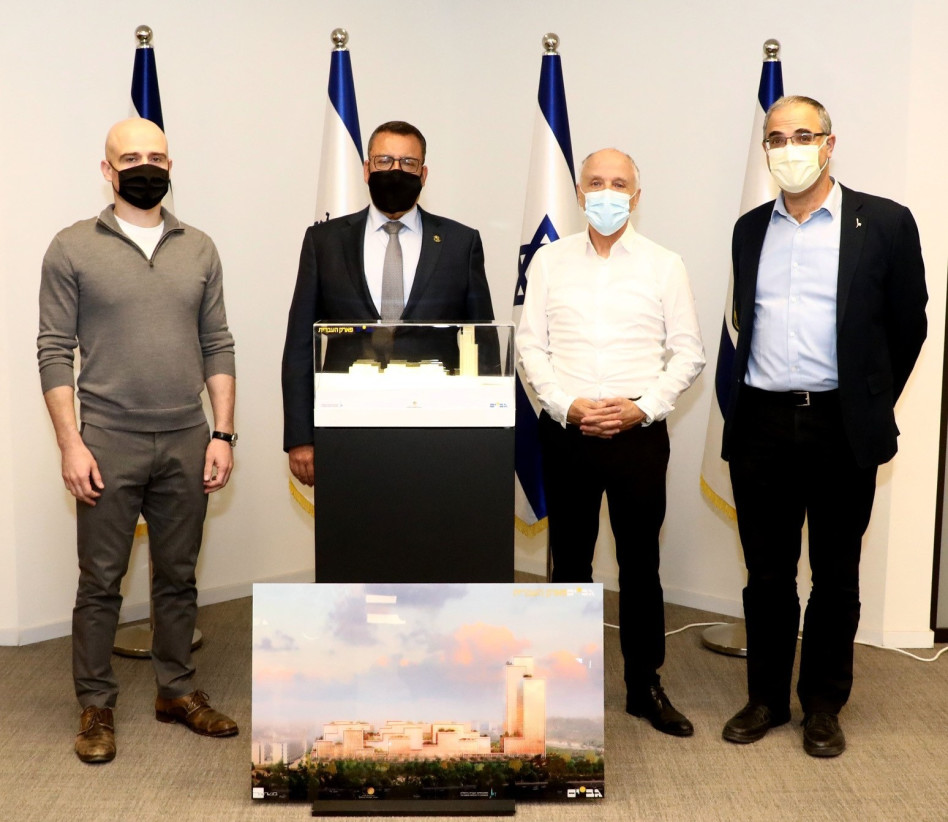 ישי פרנקל, אבי יעקובוביץ', משה ליאון וזאב פרבמן (צילום: סיון פרג')