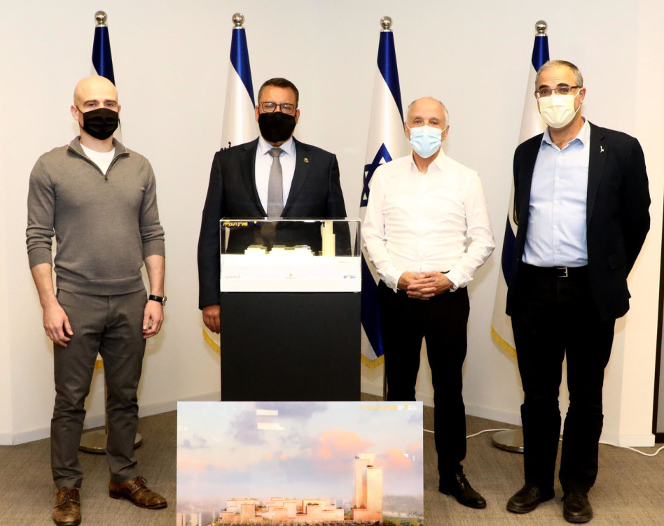 ישי פרנקל, אבי יעקובוביץ', משה ליאון וזאב פרבמן (צילום: סיון פרג')