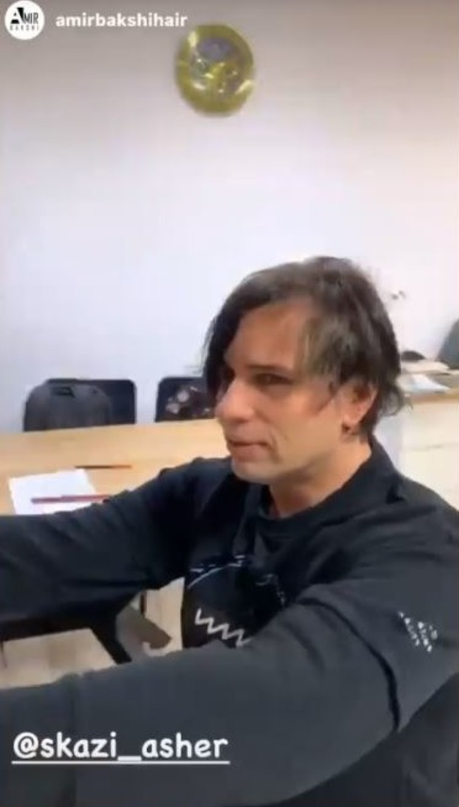 סקאזי אחרי התספורת (צילום: צילום מסך אינסטגרם)