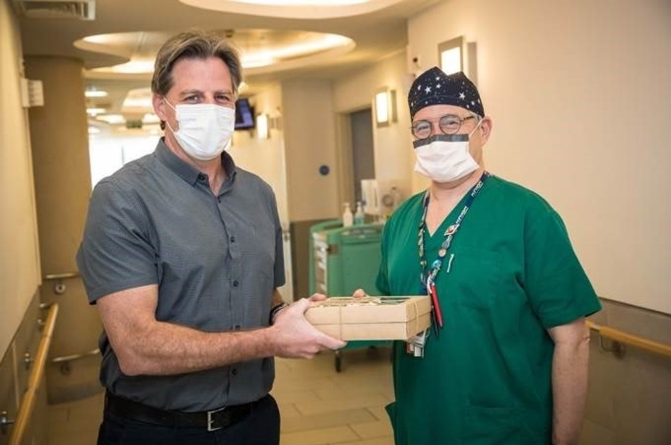 סרגיי ספקטור וגידי לשץ (צילום: עודד קרני)