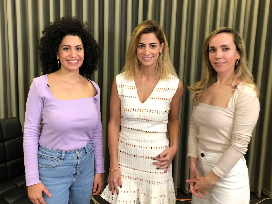 טניה גמליאל, יעל בילט-צין ואחינועם איזנברג (צילום: באדיבות לילית קוסמטיקה)