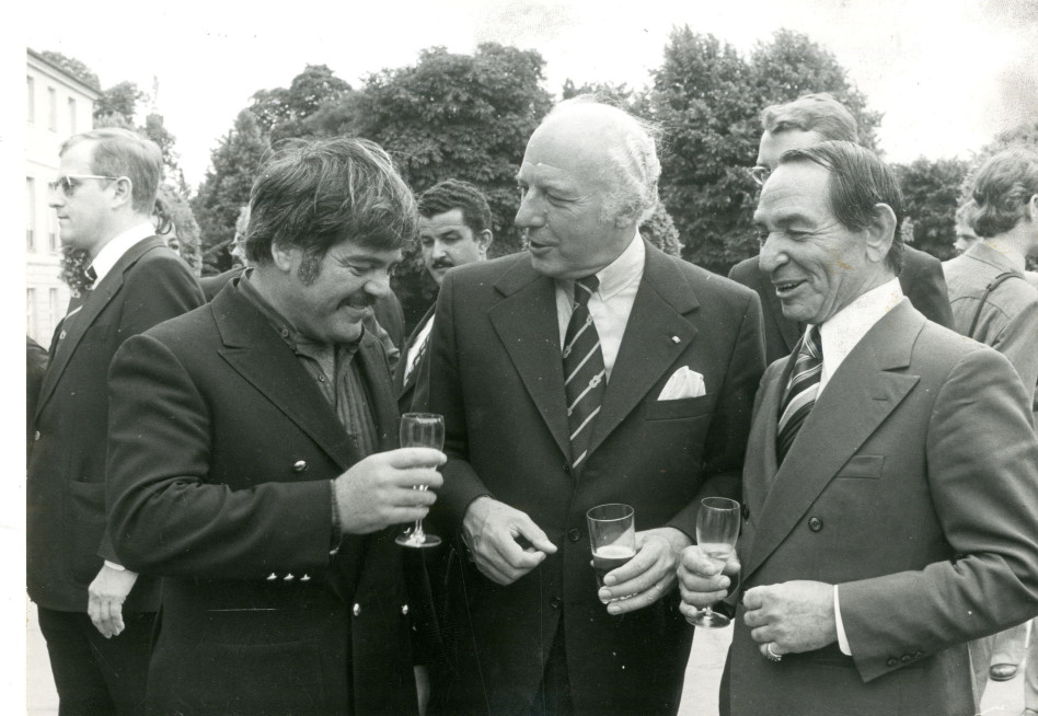 ראובן בר יותם בפסטיבל ברלין שנת 1975  (צילום: mario mach ברלין, גרמניה&lrm;)