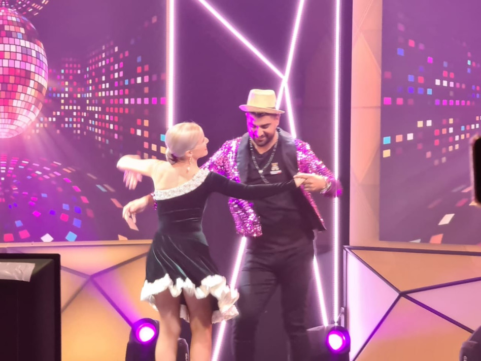 היום. משה פרץ, פולינה צ'יקטונוב (צילום: באדיבות ערוץ רשת 13)