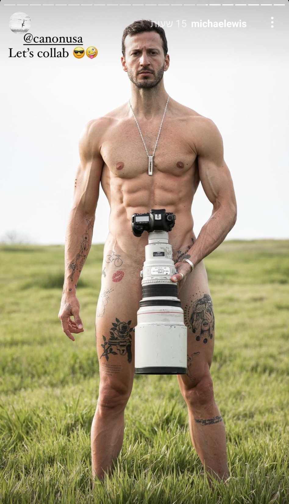 מייקל לואיס (צילום: צילום מסך אינסטגרם)