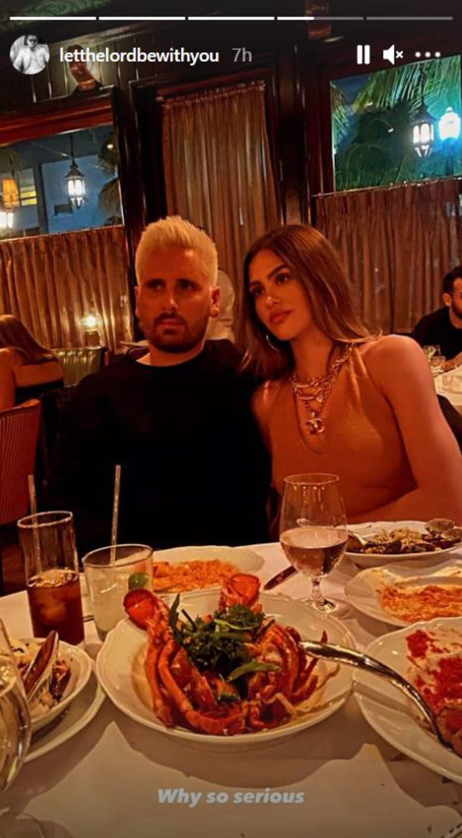 סקוט דיסיק, אמיליה המלין (צילום: צילום מסך אינסטגרם)