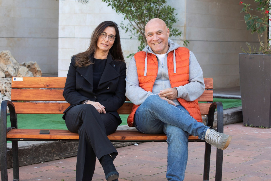 דביר בנדק ודינה נבות&nbsp; (צילום: גבע טלמור)