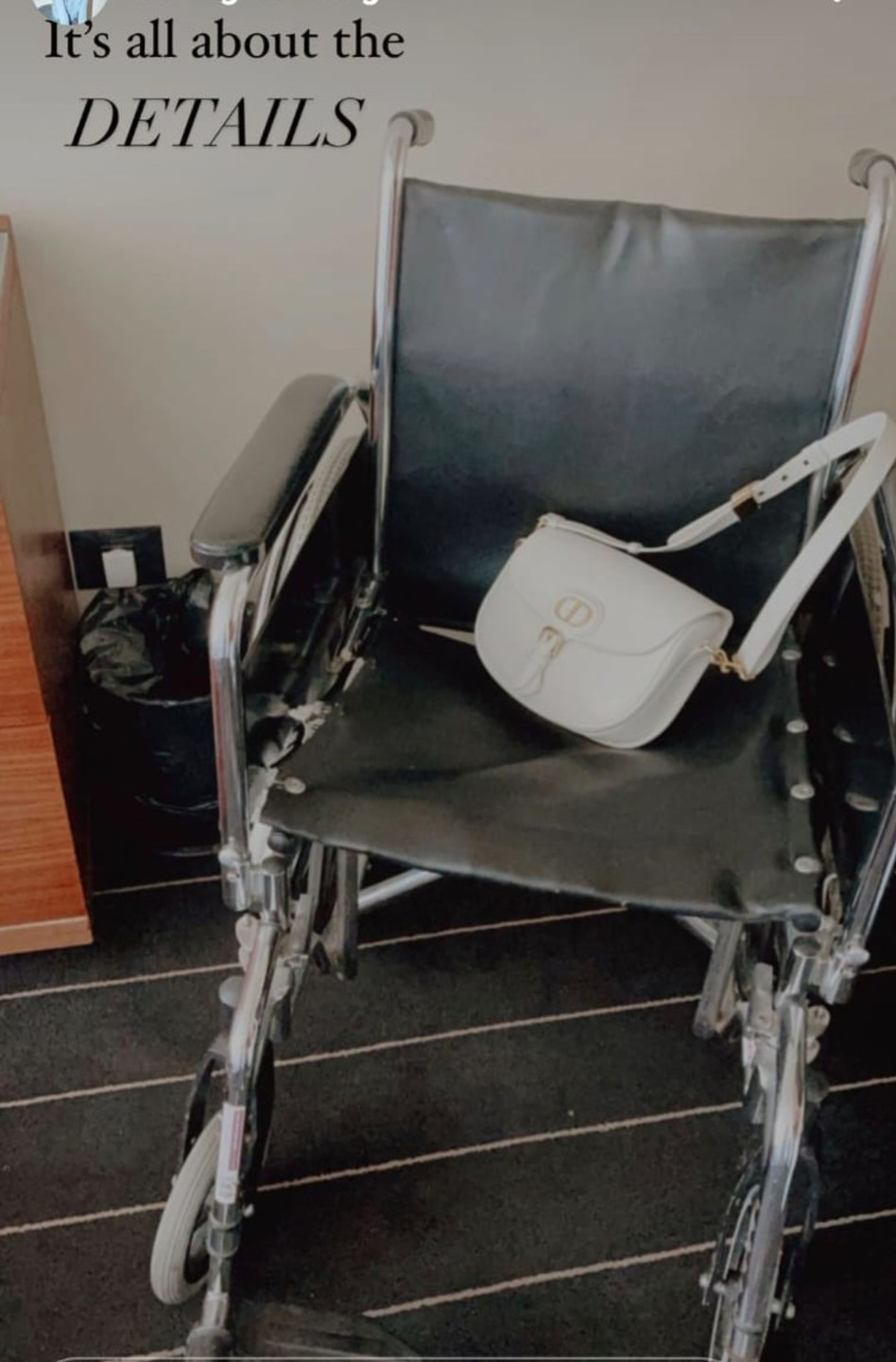 האקססורי החדש של דנית גרינברג (צילום: צילום מסך אינסטגרם)