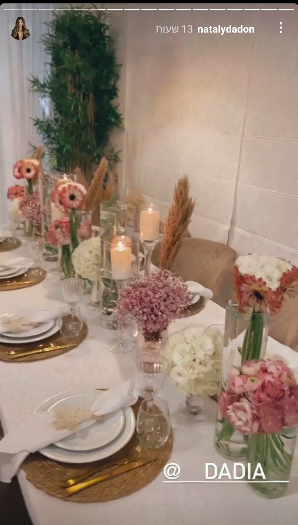 נטלי דדון (צילום: צילום מסך אינסטגרם)