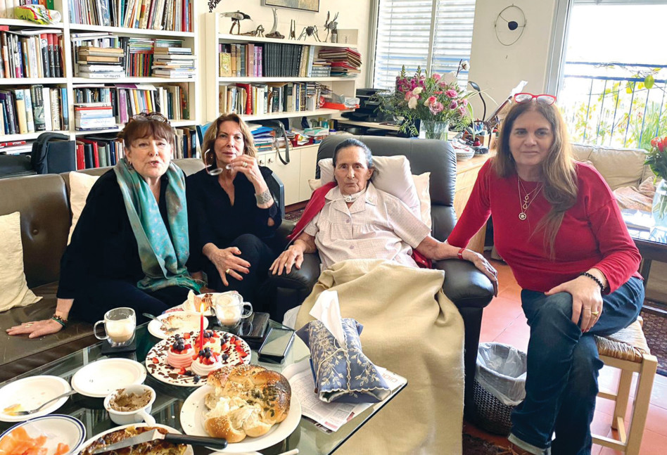  עמירה שגב, יעל דיין, סביון ליברכט, דליה הוכברג (צילום: פרטי)