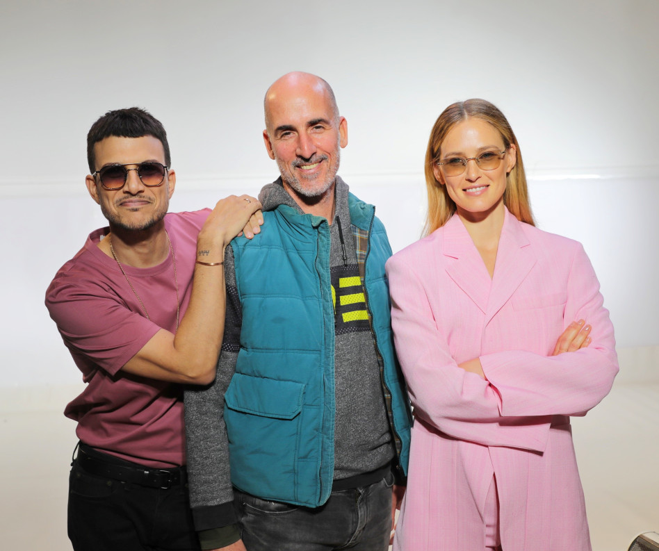 בר רפאלי, אורן בר גיל ואסי עזר&nbsp; (צילום: רפי דלויה)