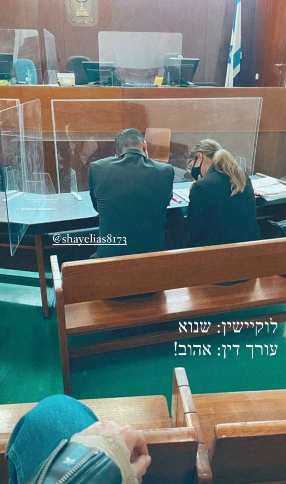 נטלי דדון בבית משפט (צילום: צילום מסך אינסטגרם)