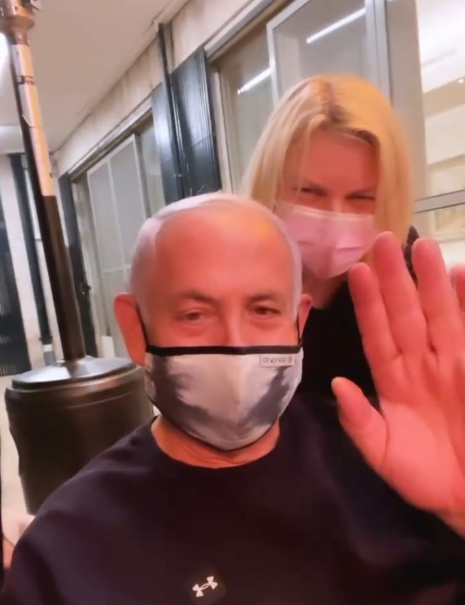 בנימין ושרה נתניהו (צילום: צילום מסך אינסטגרם)
