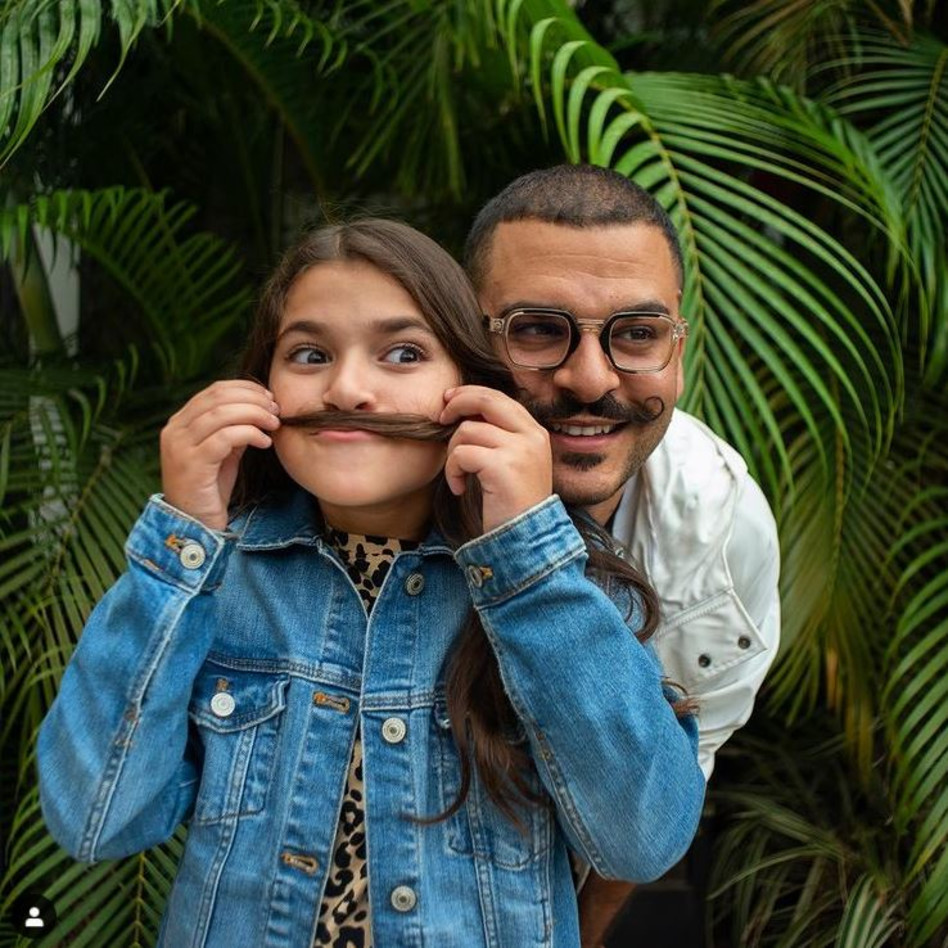 דרור קונטנטו ובתו (צילום: גיא דניאלי)