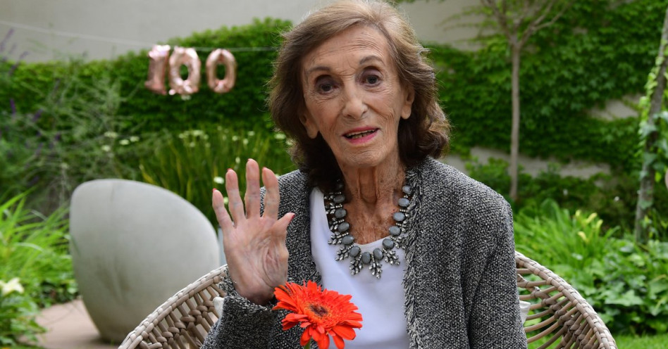 חגיגות 100 לשחקנית הילדה ברנרד (צילום: צילום מסך,Teleshow / Maximiliano Luna)