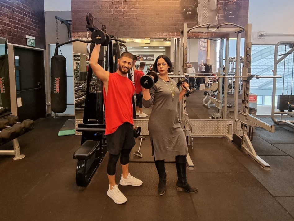 קרן שתוי ועדן חסון&nbsp; (צילום: הראל שגיא)