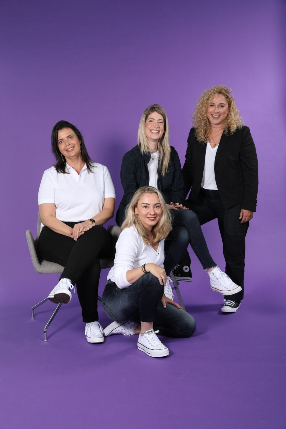 תמר רפפורט-דגים,  מיכל טופולסקי, הילית פישמן ועמליה אברמוב (צילום: עדי אורני)