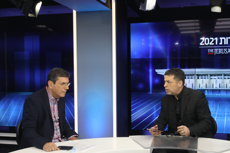 בן כספית ופרופ' גבי ברבש (צילום: מרק ישראל סלם, ג'רוזלם פוסט)