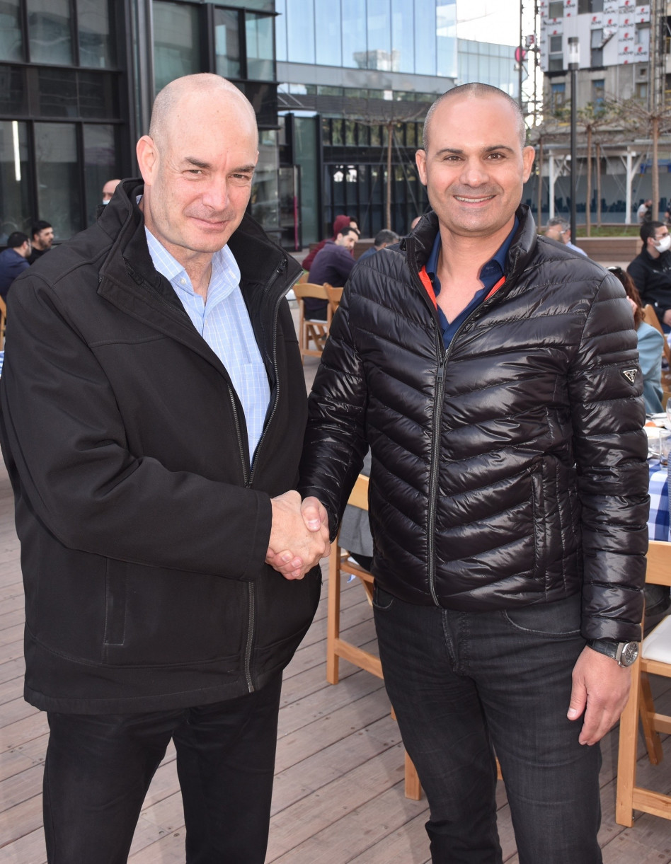 אליאס טנוס ואיל חנקין (צילום: יהודה סובול)