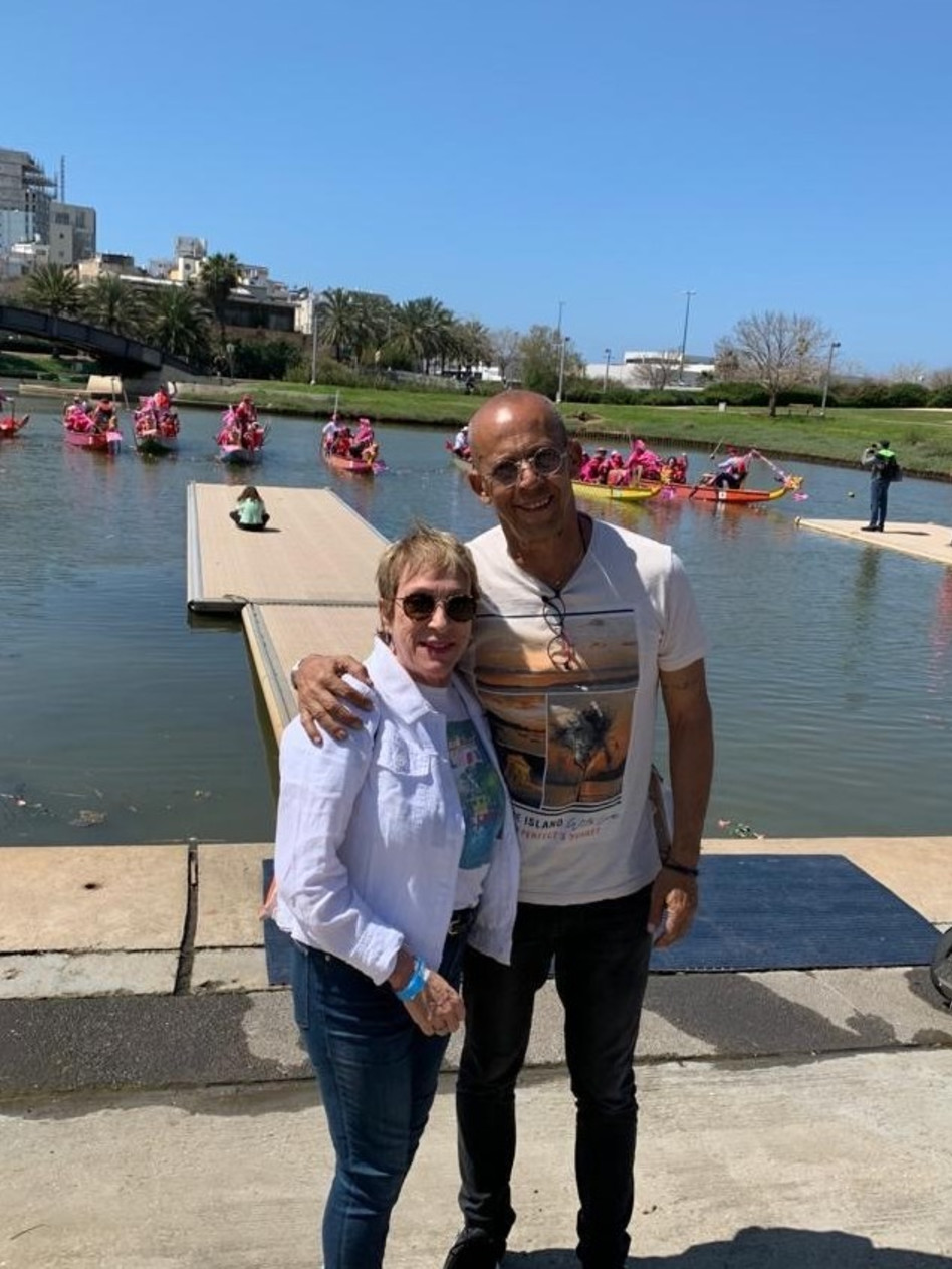 דידי הררי ולינדה שטרייט (צילום: באדיבות מרכז דניאל לחתירה)