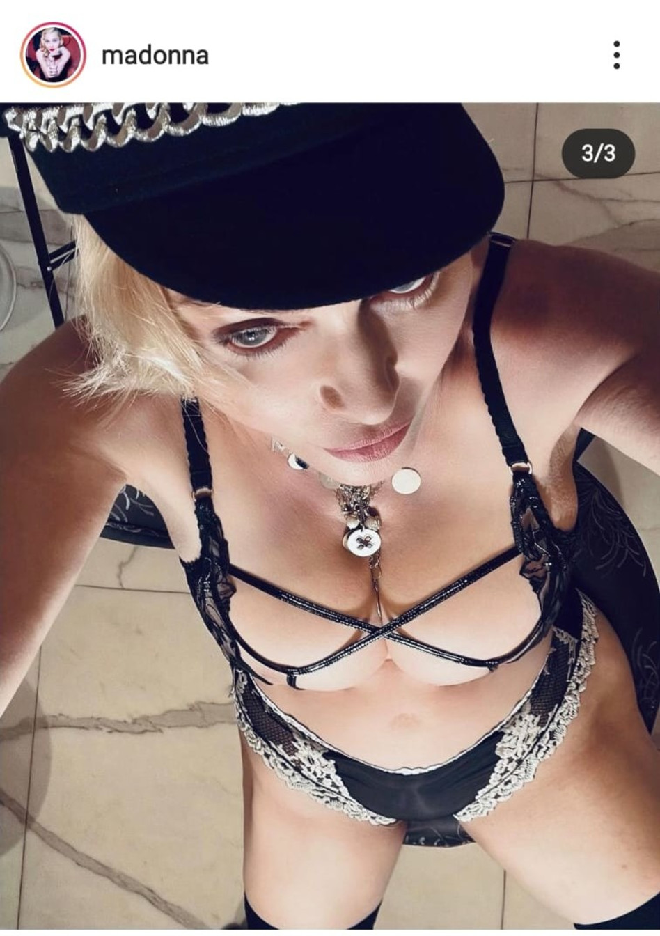 מדונה (צילום: צילום מסך אינסטגרם)