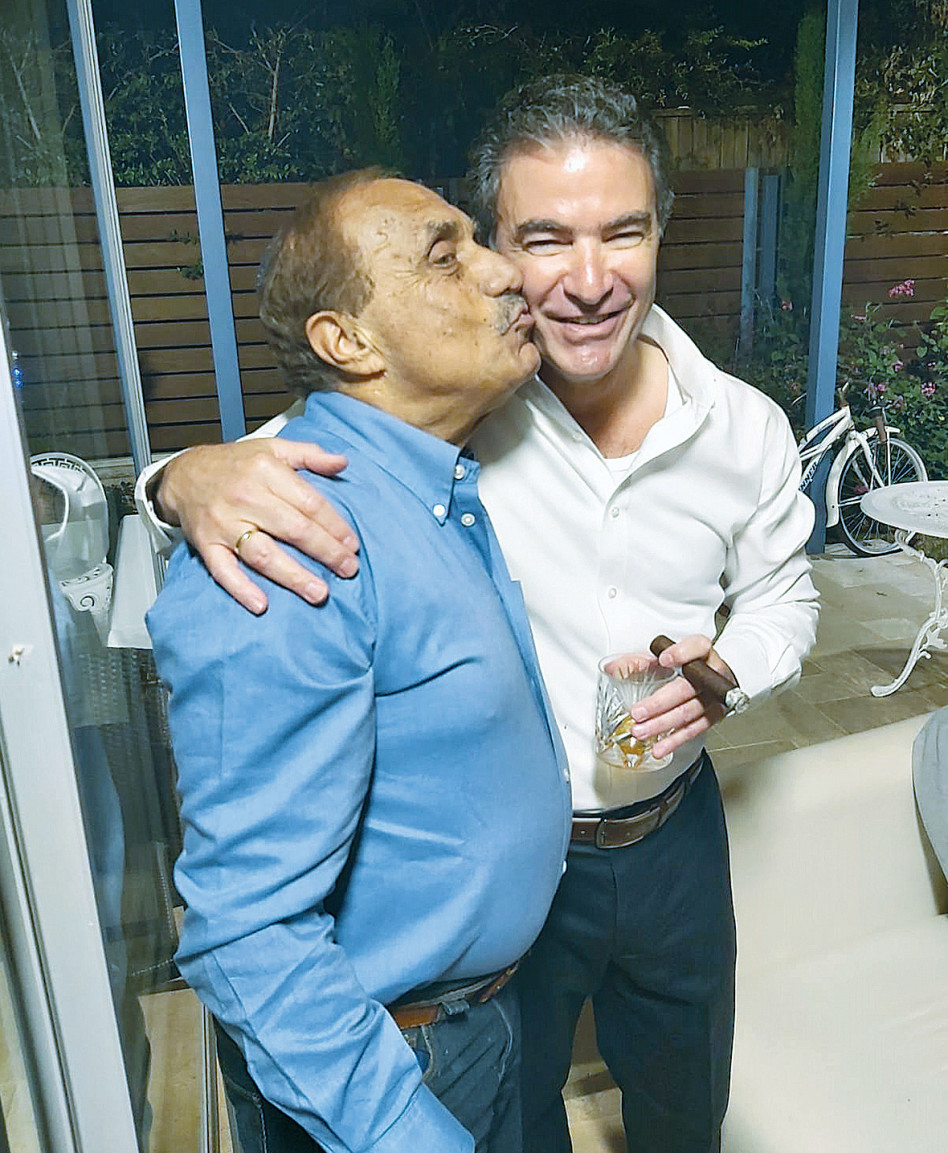 יוסי כהן, ישראל גוטסדינר (צילום: מרגלית גוטסדינר)