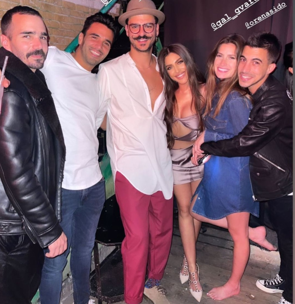 אורן אסידו, גל גברעם, לינור סביניק, דרור קונטנטו, תום חיימוב (צילום: צילום מסך אינסטגרם)