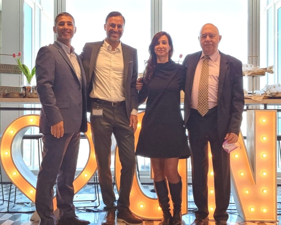 פיני רובין, עדי נחמיאס, כפיר ידגר וליאור פורת (צילום: באדיבות גורניצקי)