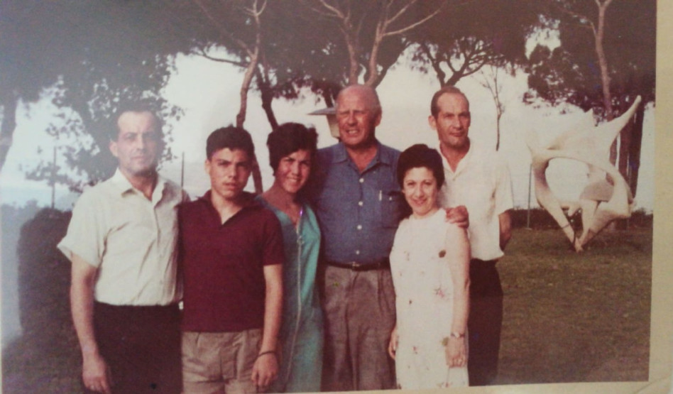 אוסקר שינדלר ומשפחת ברודר (צילום: ללא)