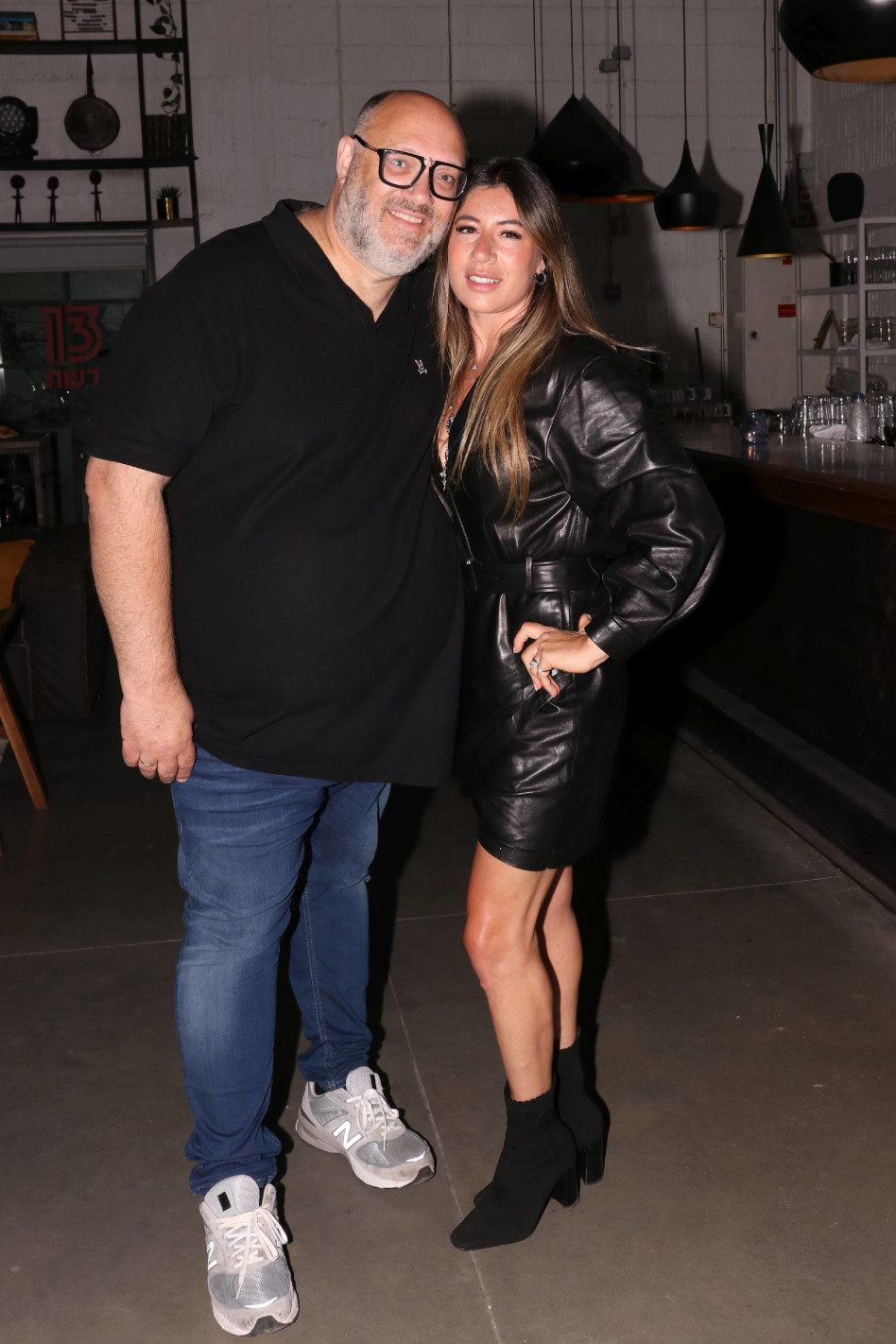 מושיק רוט ואשתו (צילום: אור גפן)