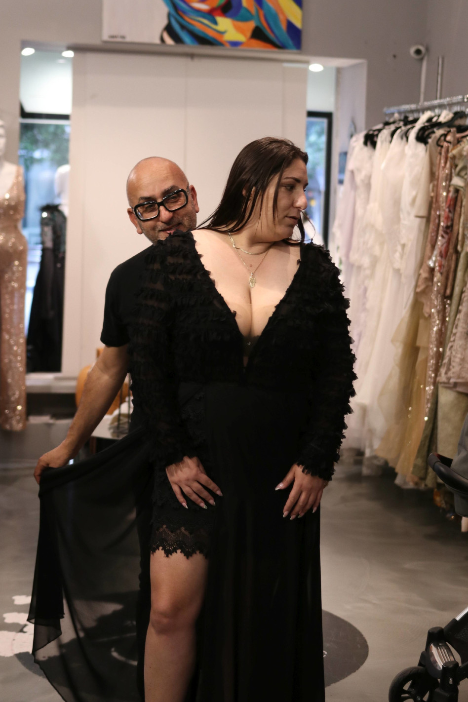 מה האירוע? ימית אברמוב, שלומי דדון (צילום: אור גפן)