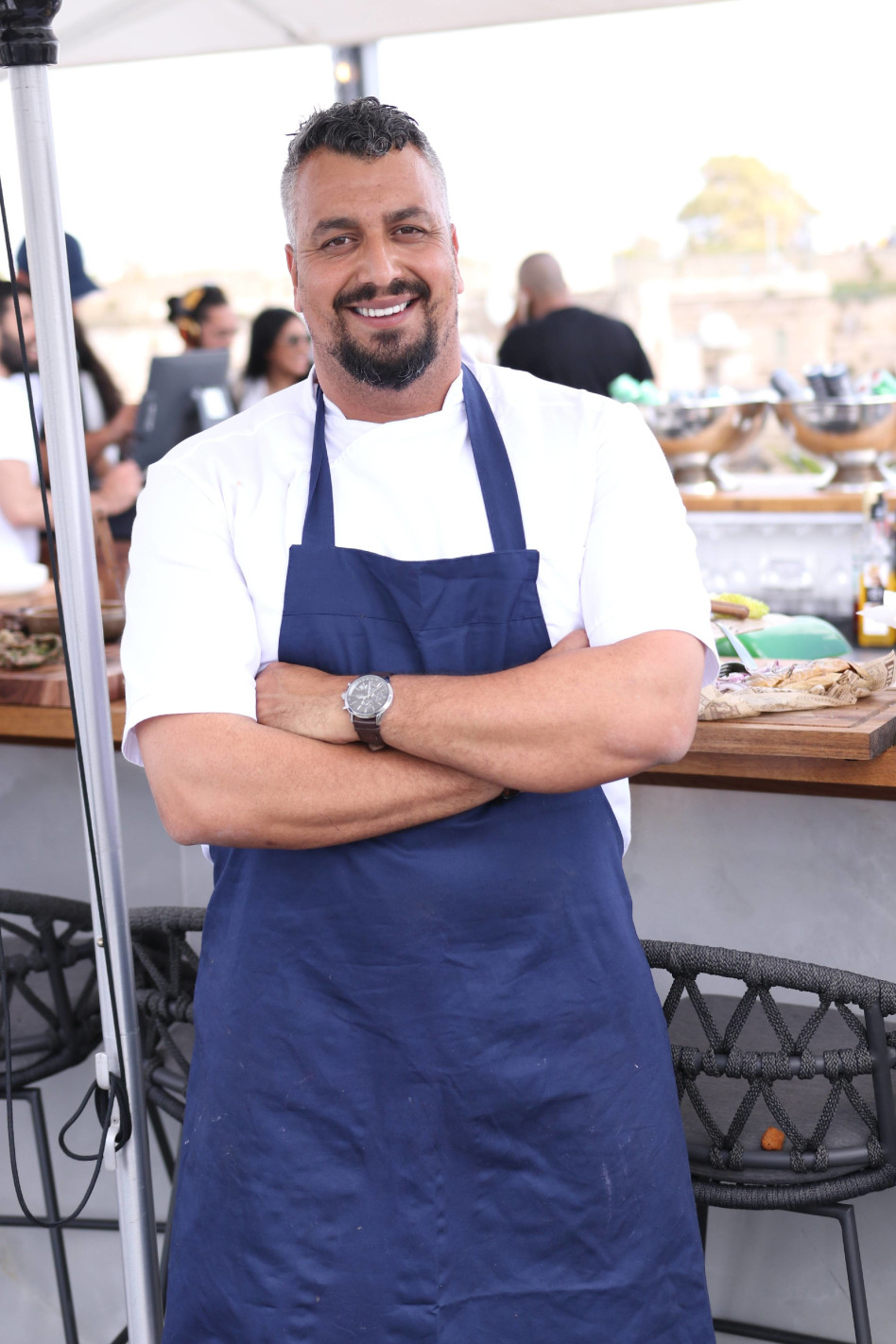 חמודי עוקלה ממשחקי השף אחראי על המטבח (צילום: אור גפן)