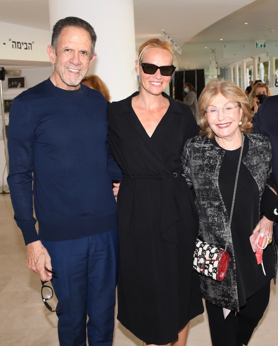 ציפי רובין, גלית גוטמן ויגאל אהובי&nbsp; (צילום: אביב חופי)