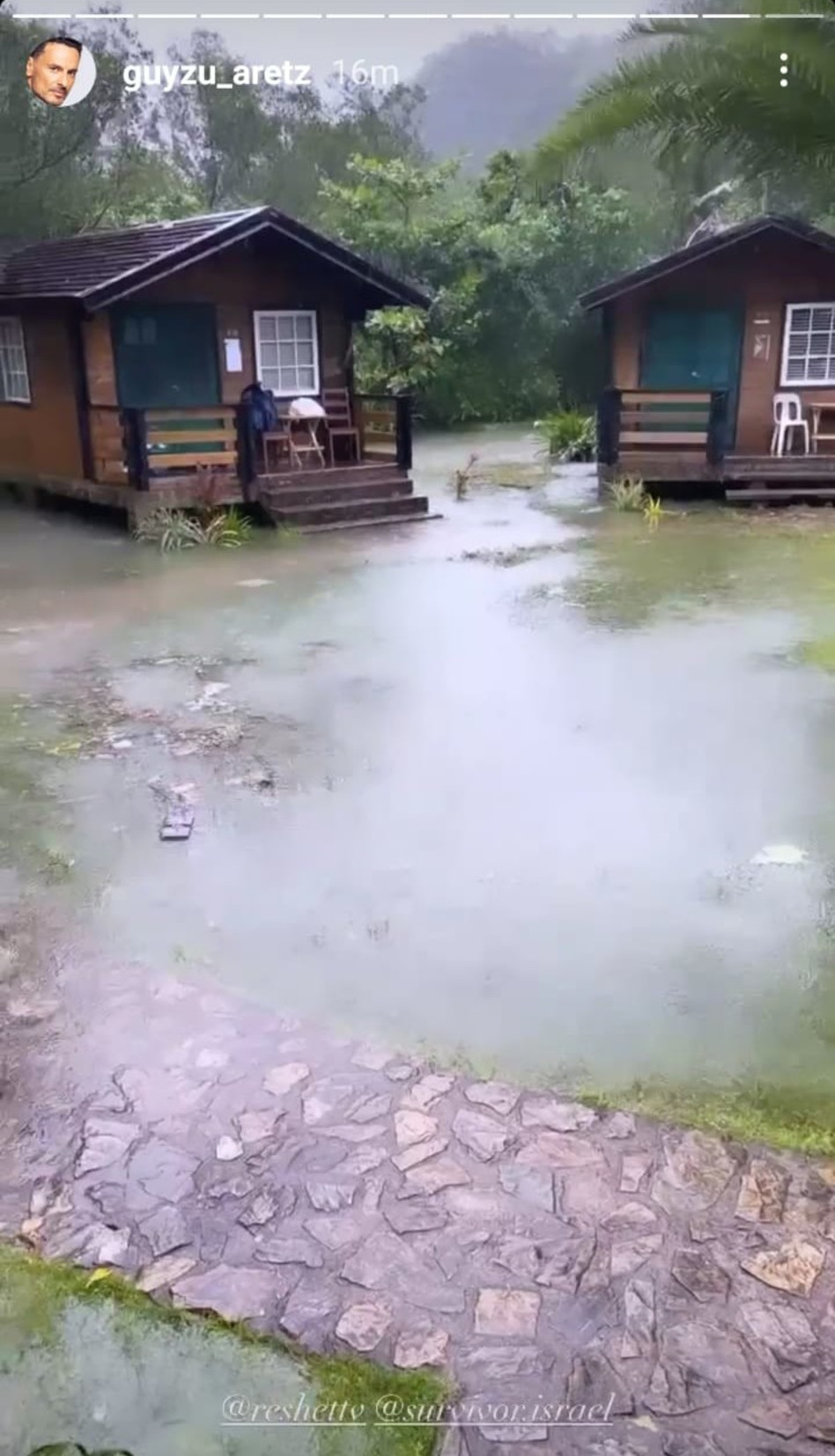 הבקתה של גיא זוארץ (צילום: צילום מסך אינסטגרם)