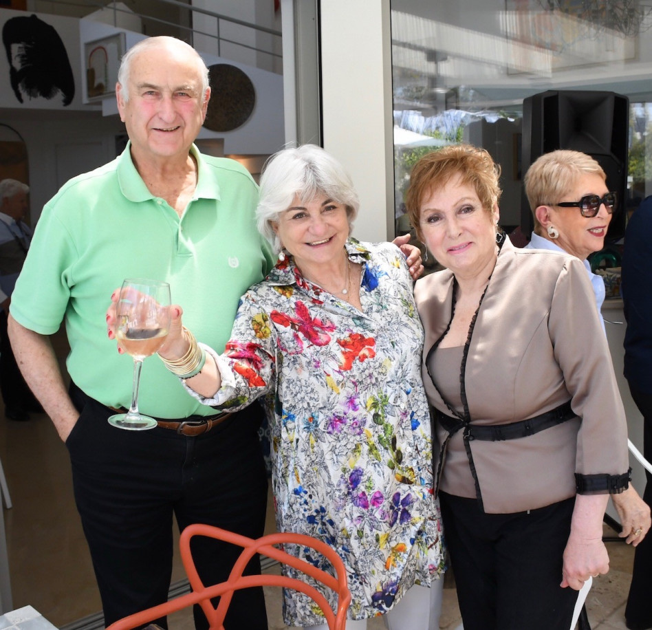 אתי פרופר, יהודית קצין וגד פרופר (צילום: אביב חופי)