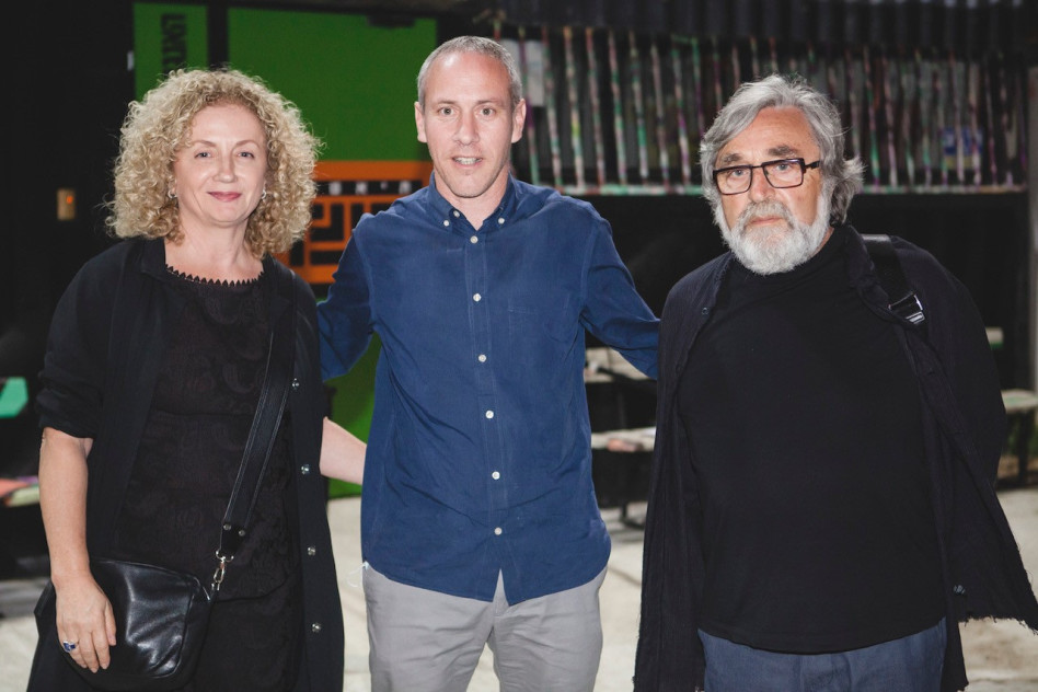 &nbsp;יבגני אריה, חילי טרופר ולנה קריינדלין (צילום: ישעיה פיינברג)