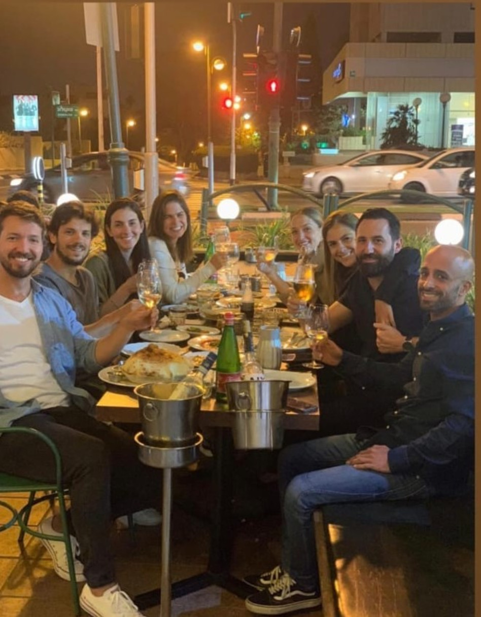 נועם קציר, ניר פור, הגר משה, מור לרמן, דנית ליבנת, מאור פינקלשטיין, דניס רוסקוב (צילום: צילום מסך אינסטגרם,מאור פינקלשטיין)