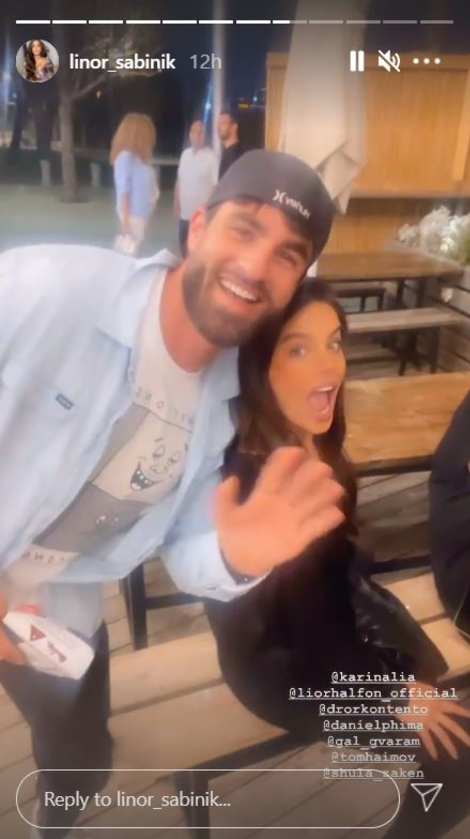 דניאל לוין, קארין עליה, האח הגדול (צילום: צילום מסך אינסטגרם)